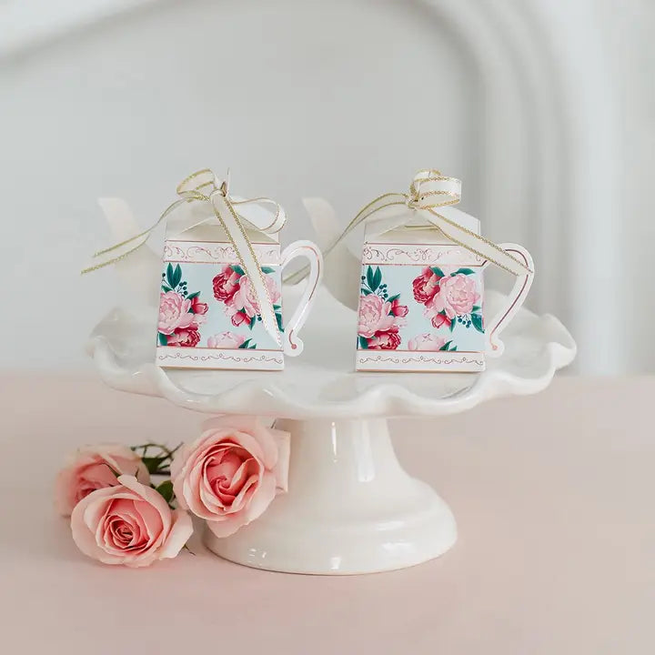 Party Favor Boxes | Teapot Set of 10 image 0