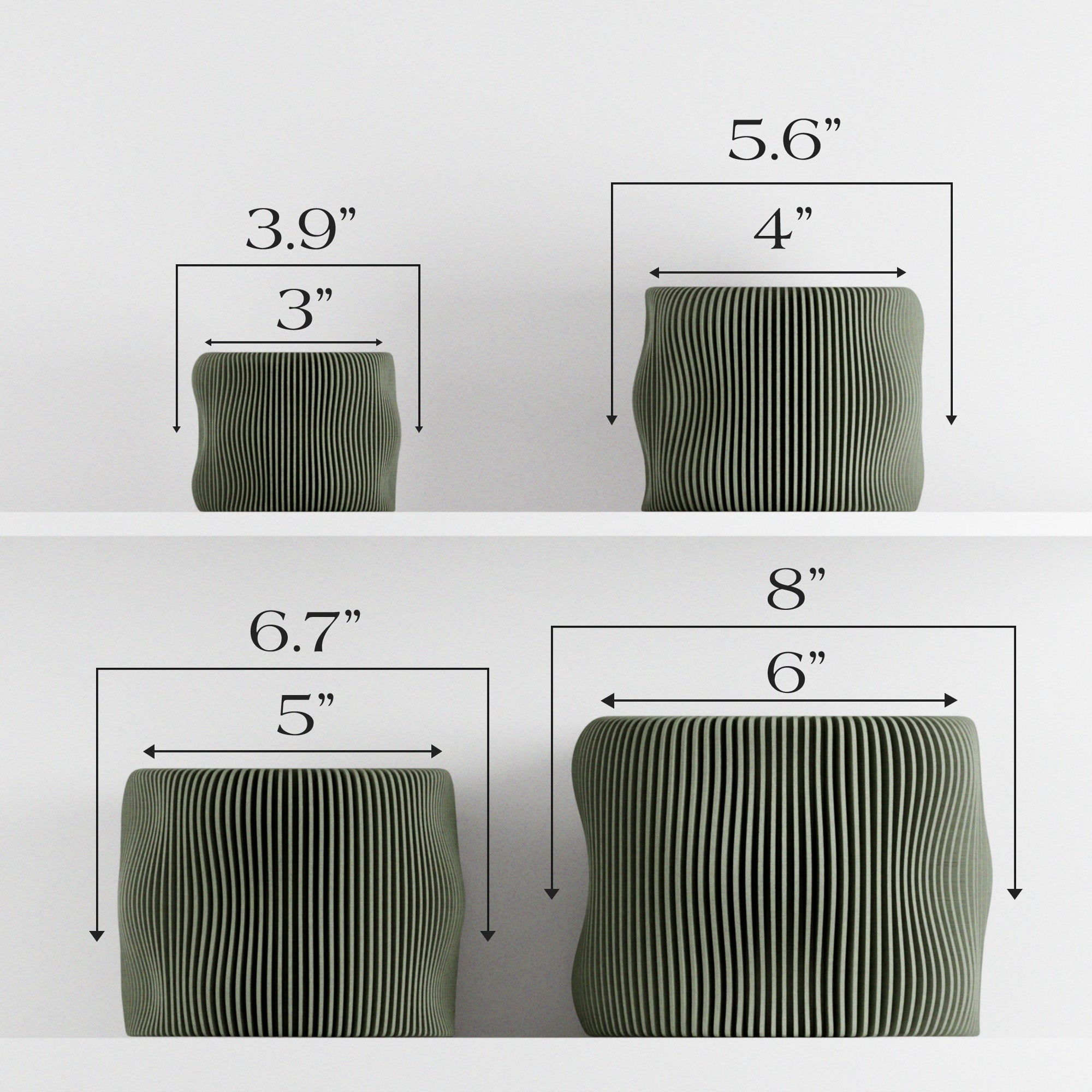 Bubbly Planter | 4" image 2