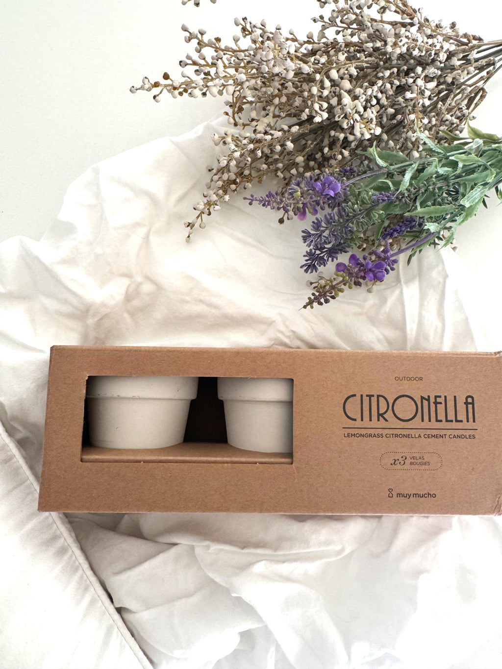 Citronella Outdoor Candles | 3 pack image 2