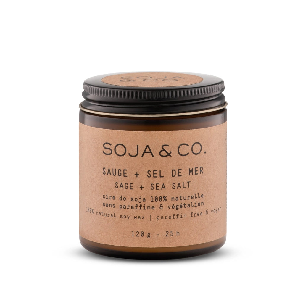 Soy Wax Candle | Sage + Sea Salt image 0