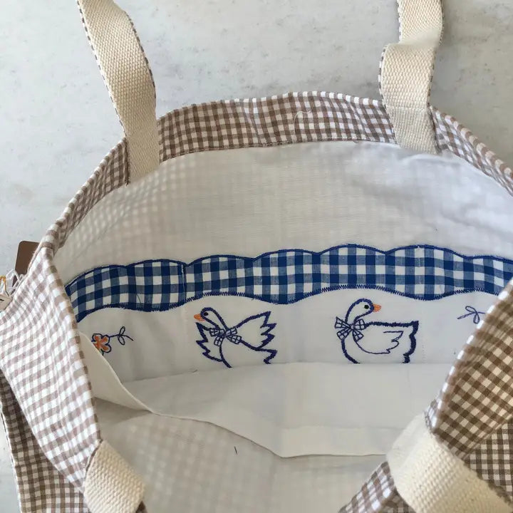 Gingham Tote Bag image 1