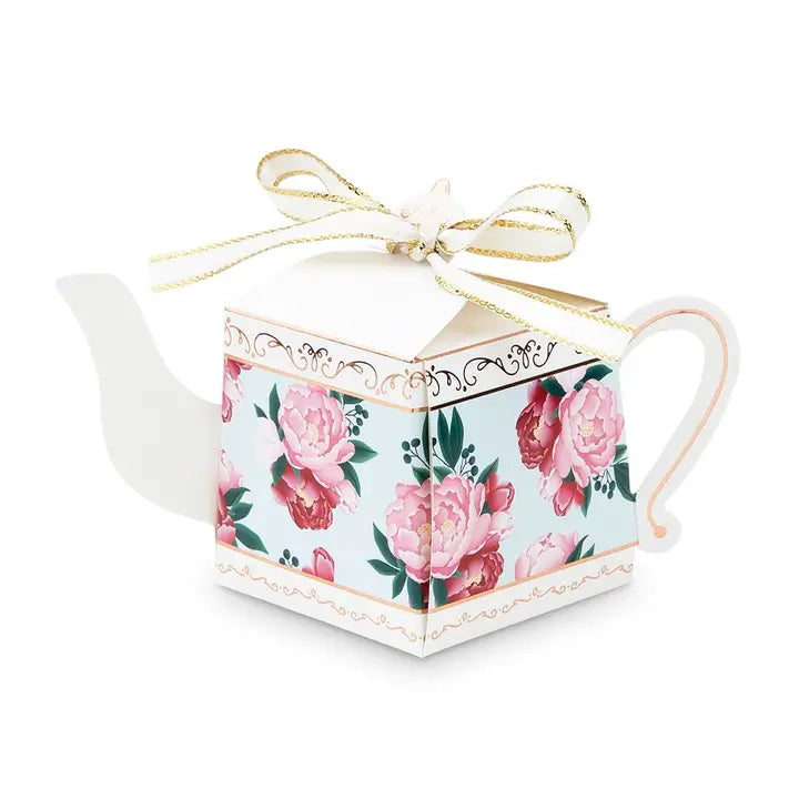 Party Favor Boxes | Teapot Set of 10 image 1