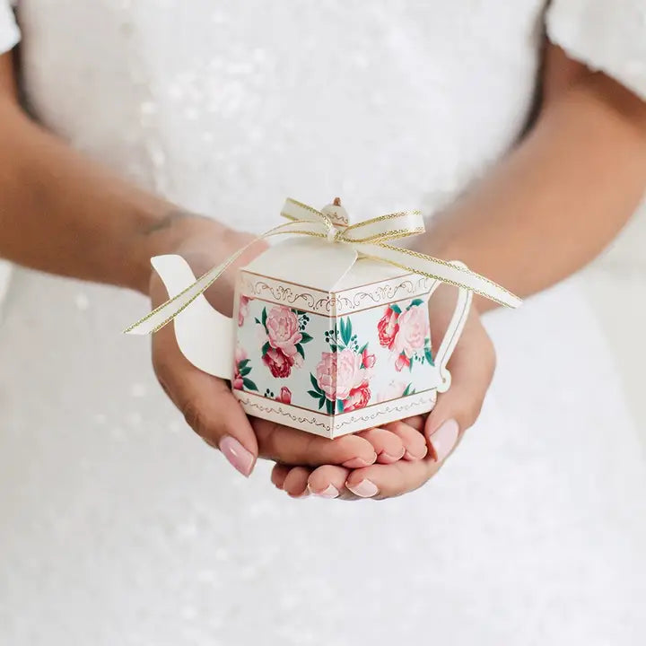 Party Favor Boxes | Teapot Set of 10 image 3