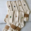 Crochet Mini Flower Socks image 0